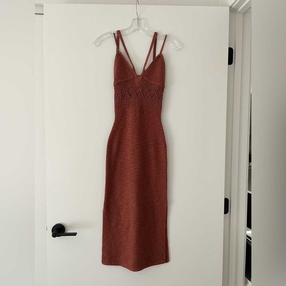 Abercrombie & Fitch crochet halter maxi - XS - Picture 3 of 7